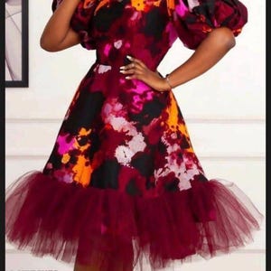 African female Adire dress, Quality female Adire dress, trending Adire style, African print dress, asoebi style, birthday outfit, Adire