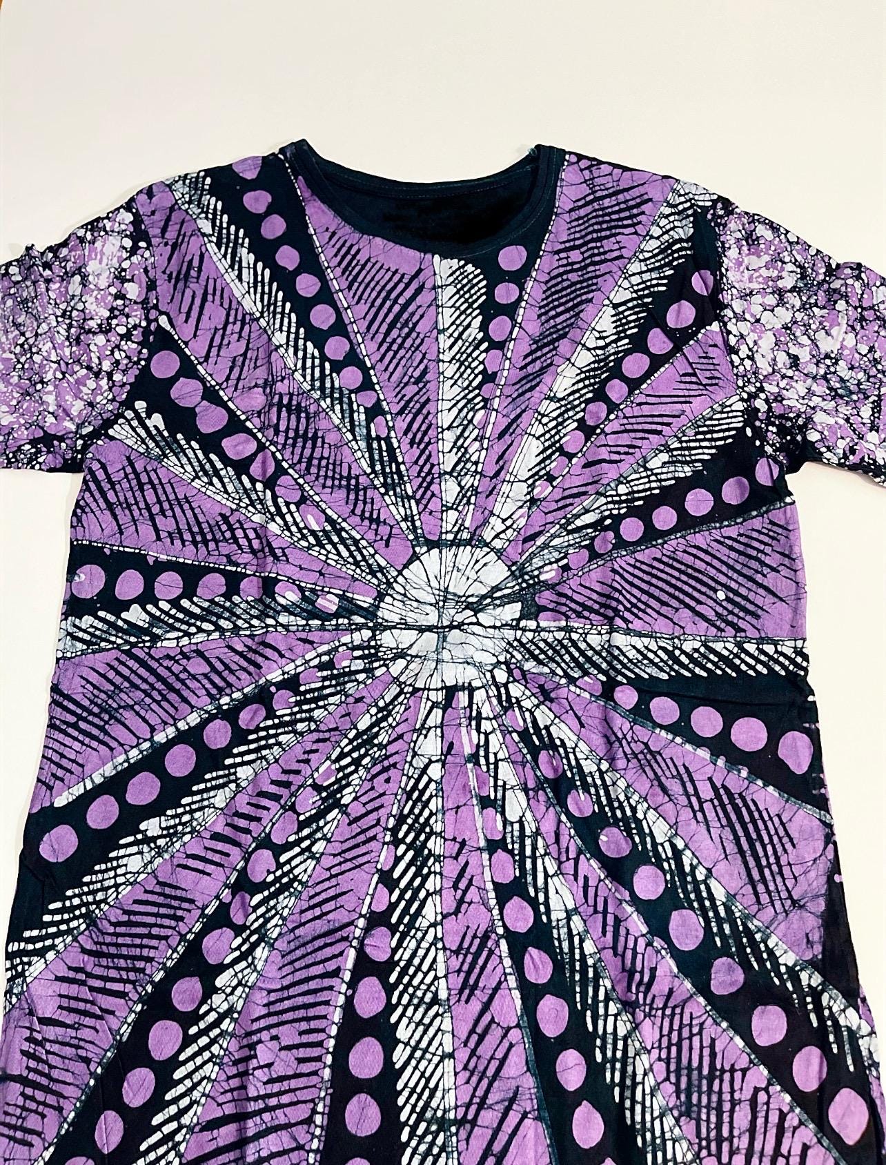 Handmade Batik T-shirts With African Motif - Etsy
