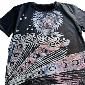 vintage Tee × African Batik Remake tunic vintage Tee × African Batik Remake tunic