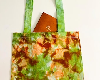 Colorful Hand dyed Tie-dye Tote Bags for Everyday use