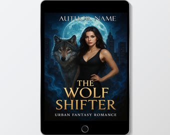 Capa pré-fabricada do e-book Wolf Shifter: Romance de fantasia urbana (download digital)
