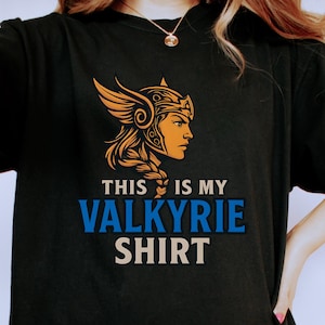 Valkyrie T-Shirt: Norse Mythology Warrior Woman Tee