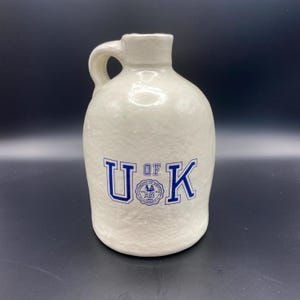 Henry McKenna Kentucky Straight Bourbon Whiskey University of Kentucky Stoneware Jug