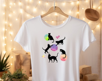 Cat T Shirt, Cat Lover Gift, Funny Cat Shirt, Cat Mama T Shirt, Gift For Fur Mom, Cute Cat T-Shirt, Cat Tee