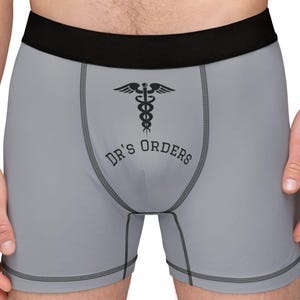 Men&#39;s Boxers Dr&#39;s Orders Fun Gift, Medical Professionals, Cool Underwear, Men&#39;s Loungewear, Humor Clothing, Birthday Gift, Medical student