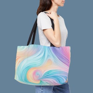 Weekender Tragetasche, lebendige Reisetasche, Strandtasche, Urlaubszubehör, Geschenk für sie, umweltfreundliche Einkaufstasche