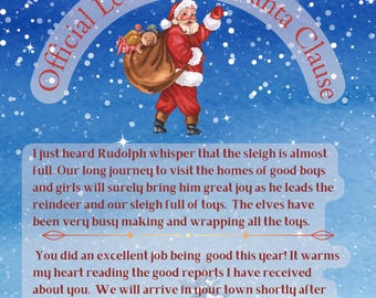 Letters from Santa/Christmas Wish List