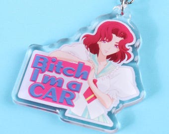 Shiori Takatsuki Utena Keychain Charm Revolutionary Girl Epoxy Acrylic