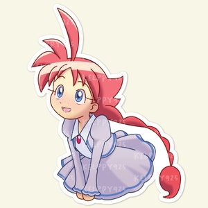 Princess Tutu Ahiru Ballet Uniform Vinyl Sticker