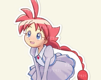 Princess Tutu Ahiru Ballet Uniform Vinyl Sticker