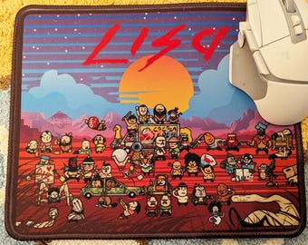 Lisa the Painful Mouse Pad | Lisa RPG Mousepad 8x10 Inches
