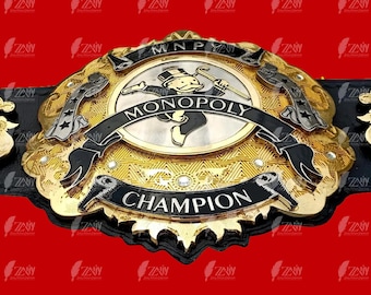 Monopoly Cup-Gürtel: Benutzerdefinierte IWGP Style Trophy Award