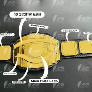 Custom Championship Replica Belt - Personalized Wrestling Championship Belt for Sports Events - Customizable Trophy and Awards Champion Belt