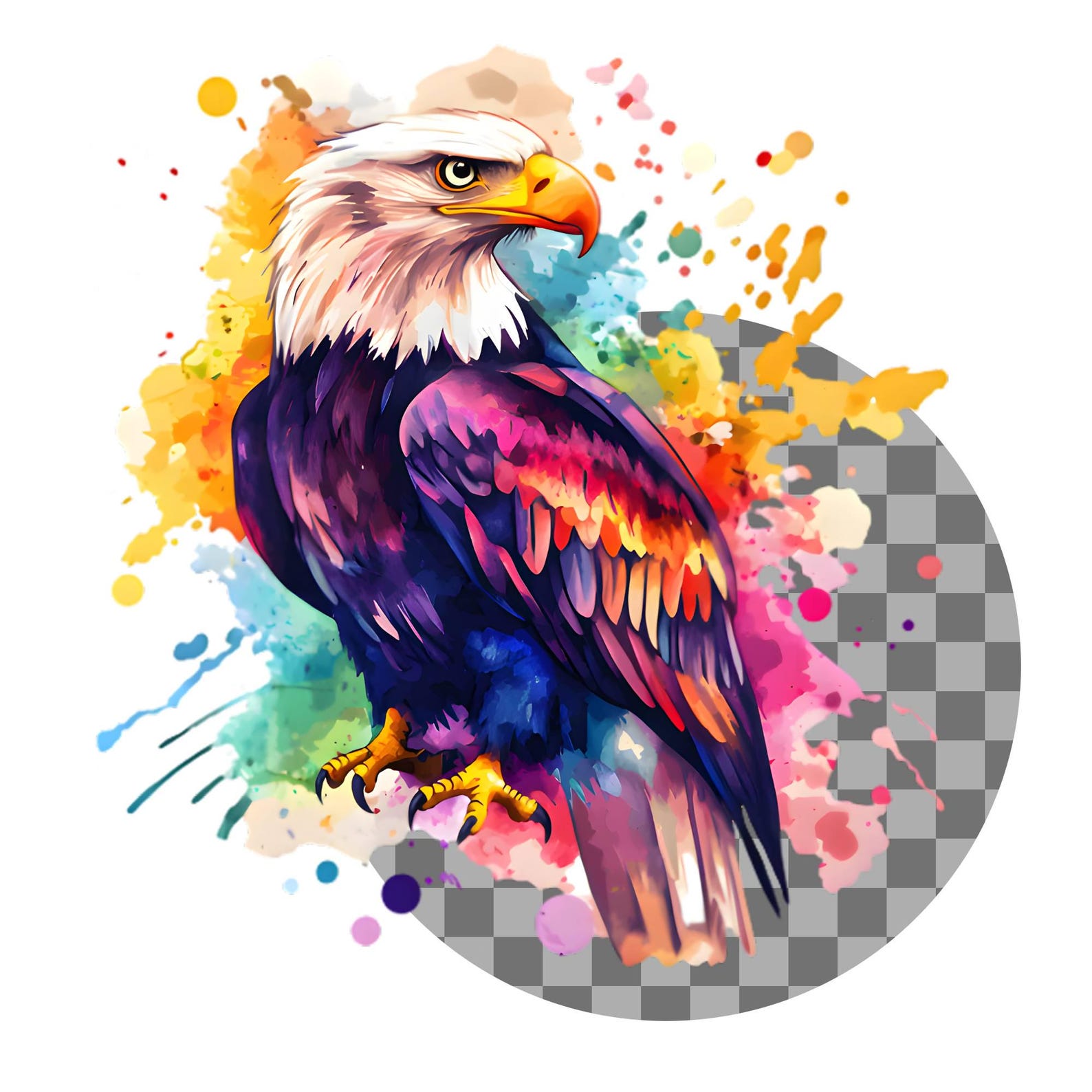Watercolor Rainbow Animals Clipart Bundle, Colorful Animals Clipart ...