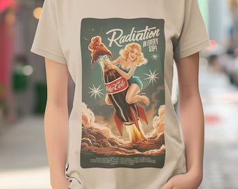 Fallout Nuka-Cola Tee, Retro Gaming Appeal, Perfect Gift for Fans, Based On Amazon Prime Series, PlayStation & Xbox Gamer Choice