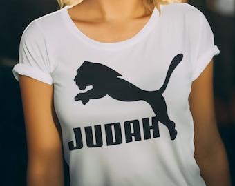 T-shirt Lion de Juda, t-shirt Écriture chrétienne