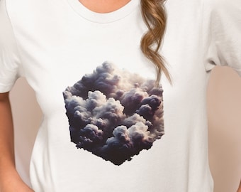 T-shirt graphique Serene Clouds | T-shirt indé rêveur