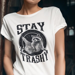 Fique trashy engraçado meme camiseta gráfica bonito design retro presente perfeito para amantes de meme e fãs de camisetas gráficas engraçadas