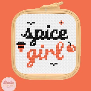 Pumpkin Spice Cross Stitch Pattern - Great for Beginners
