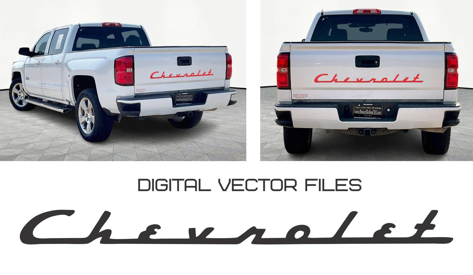 Chevrolet Script Decal – Old Style Logo – Vector File Bundle Svg Eps ...