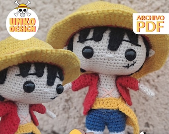 Crochet Pirate / Crochet Amigurumi Pattern / Amigurumi Pattern PDF Tutorial / Crochet Anime / Crochet Pattern PDF / Crochet