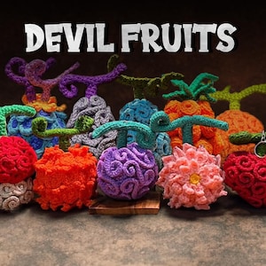 Confezione da 10 pezzi di schema amigurumi di frutti magici - DIGITALE