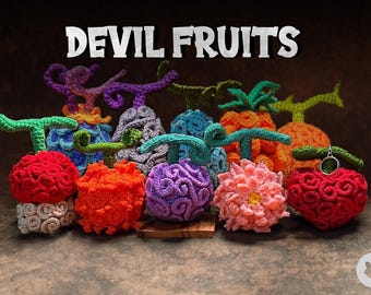 Magical Fruits Amigurumi Pattern Pack 10 pieces - DIGITAL