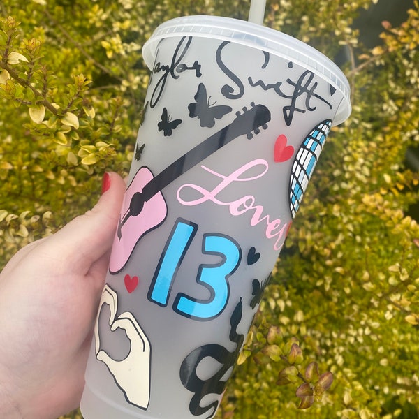 Personalised Cold Cup|| Taylor Swift Inspired|| 24oz Cold Cup