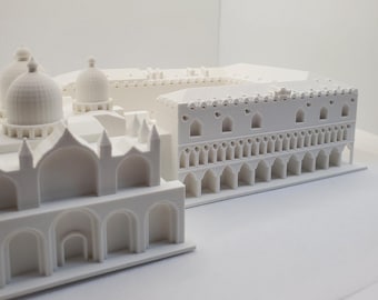 サン・マルコ寺院とドゥカーレ宮殿の模型 - イタリア・ヴェネツィアの