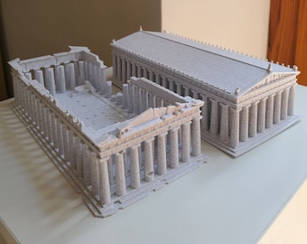 Parthenon Model Kit, Greek Temple Replica, Ancient Architecture Model, Detailed Historical Monument