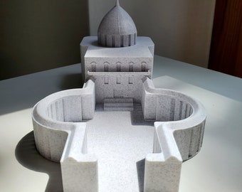Vatican Model Souvenir, Jubilee Vatican Souvenir, Miniature Vatican Architecture, Vatican Collectible Model, Papal State Decor