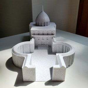 Vatican Model Souvenir, Jubilee Vatican Souvenir, Miniature Vatican Architecture, Vatican Collectible Model, Papal State Decor