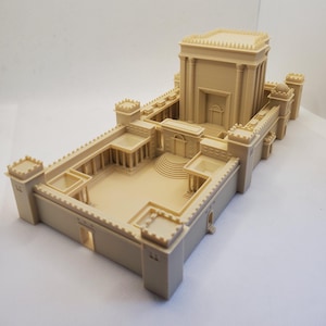 Large Model of The Second Temple | Solomon&#39;s Temple | Herod Temple | Jerusalem Temple Replica | Jerusalem Travel Souvenir  |  Israel Gift