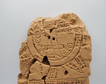 シュメールの楔形文字石板。メソポタミア。5000年前の神々の作品