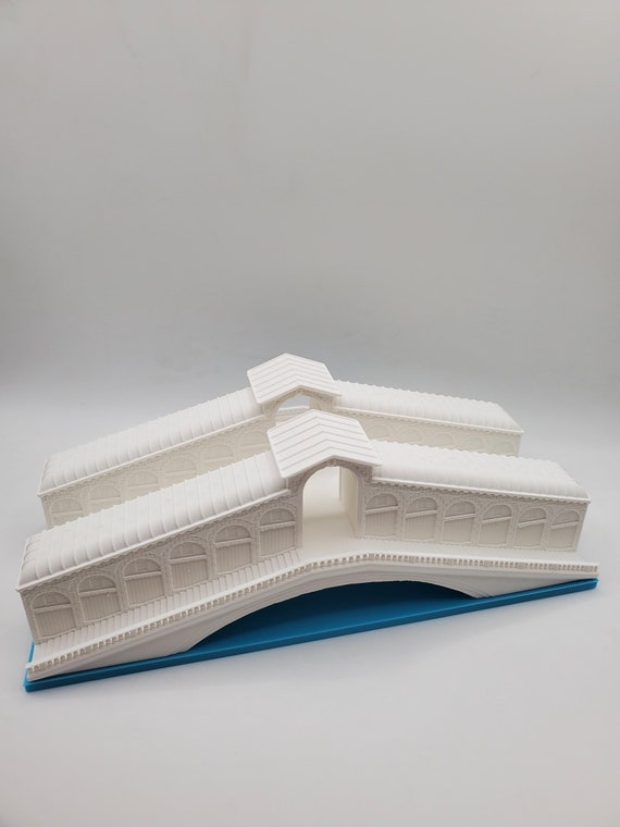 Rialto Bridge Model Venice Italy, Architectural Landmark Miniature, Grand Canal Souvenir, Italian Decor, Travel Gift, Venice diorama model