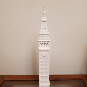 Metropolitan Life Tower Model, NYC Skyscraper Replica, Historic Clock Tower Sculpture, Neo-Renaissance Landmark Gift, Custom Building Art
