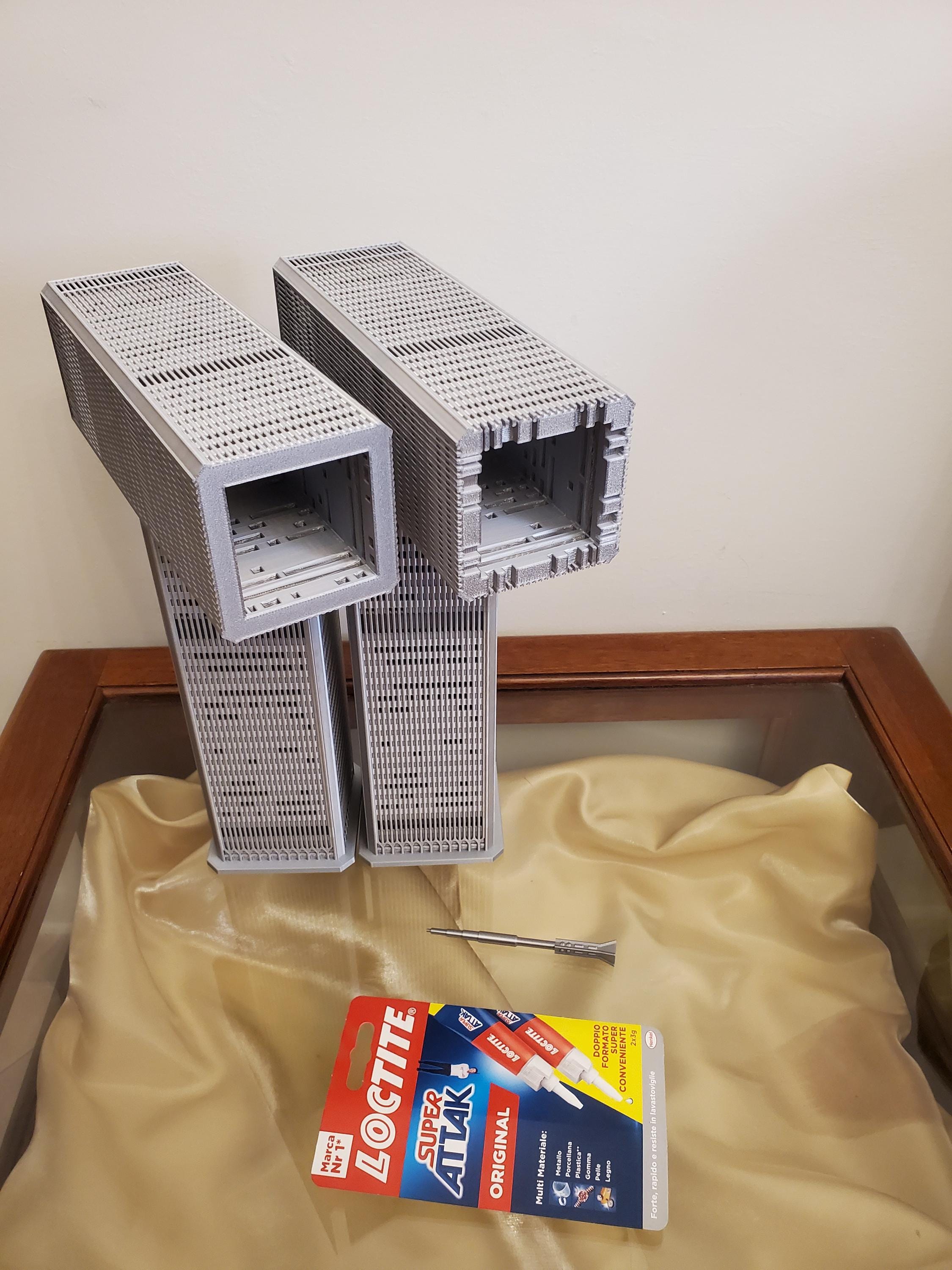 ツインタワーモデル、ワールドトレードセンターモデル象徴的な