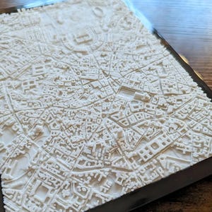 Cityscape of Milan with Famous Landmarks - Duomo di Milano, Sforza Castle, Detailed Architectural Model for Home Decor or Gifts - Italy Gift
