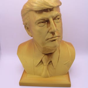 Donald Trump Bust Statue - MAGA Collectible Sculpture - US President bust - Political Memorabilia Gift Trump - Make American Great Again