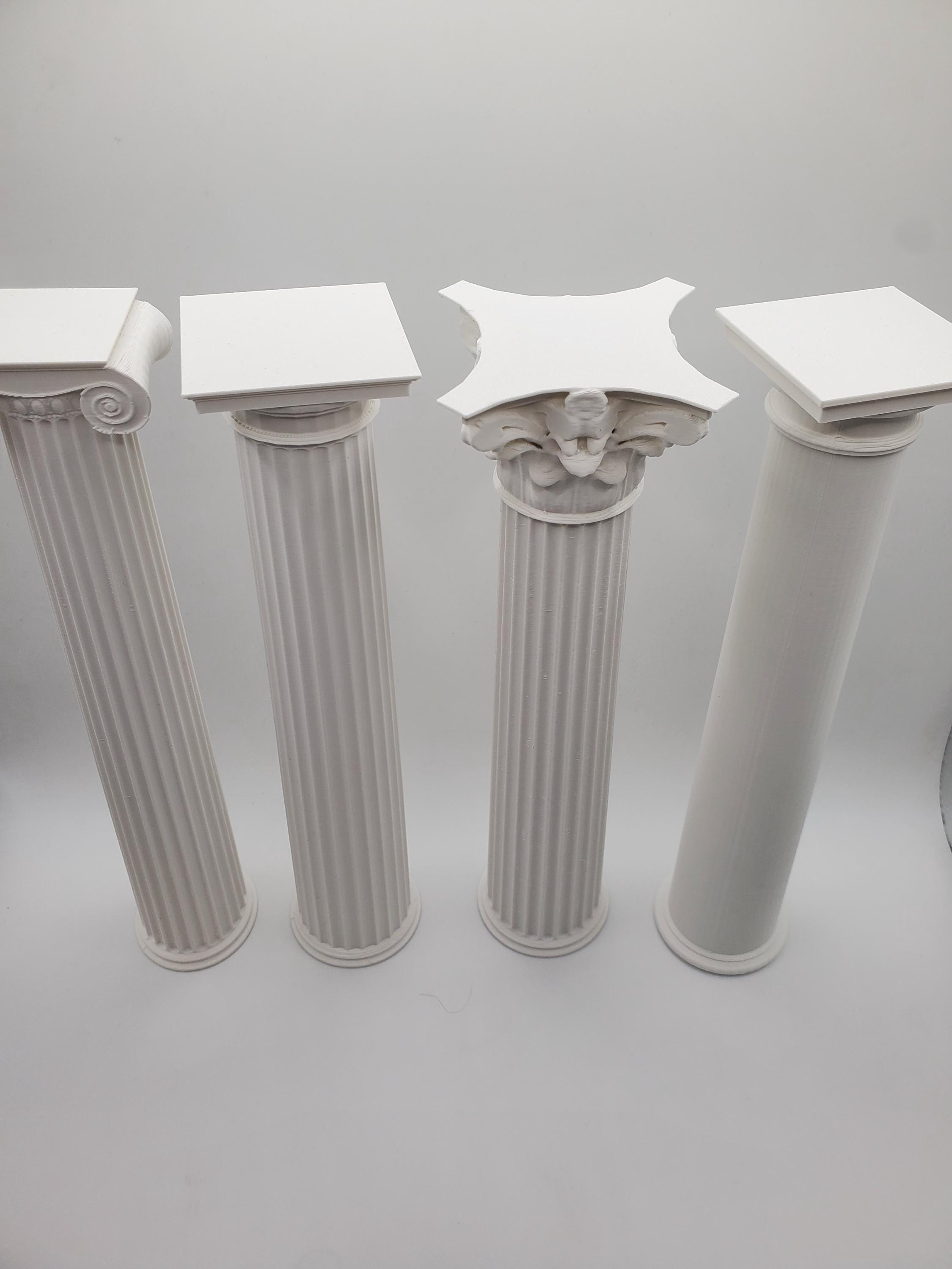 ギリシャ・ローマの柱セット、装飾や教育用のトスカーナ・ドーリア式