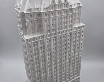 Hunter-Dulin Building San Francisco Model, Art Deco Skyscraper Replica, Historic Architecture Gift, Boomtown San Francisco, Scale model gift
