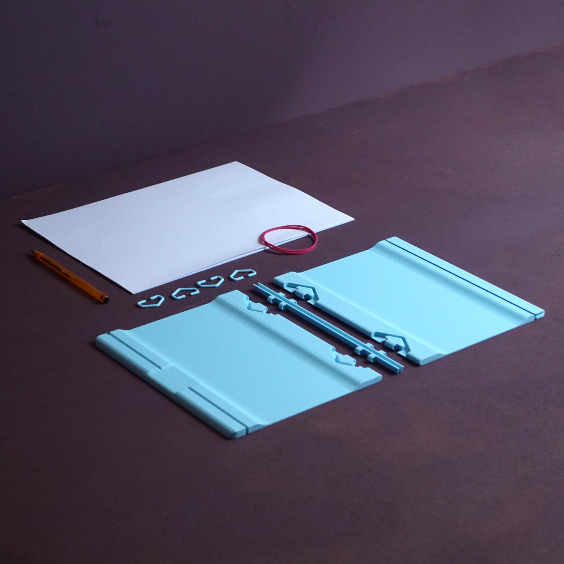 Reusable Notebook with Built-In Pencil Case, Refillable Notebook Cover with Pen Holder, Durable, Stylish Notebook Organizer, Organizer gift