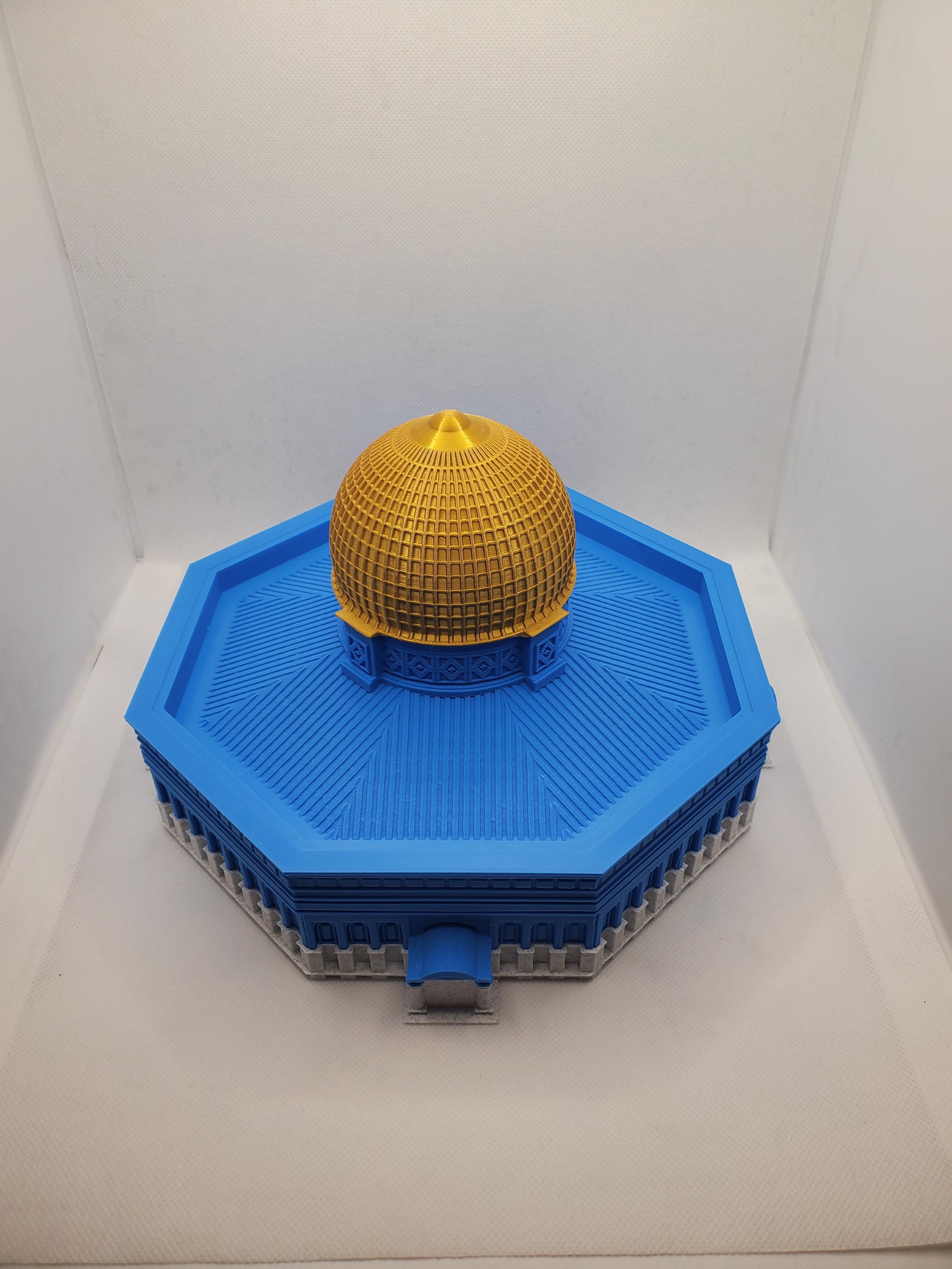 Dome of the Rock Model - Detailed Islamic Architecture Replica