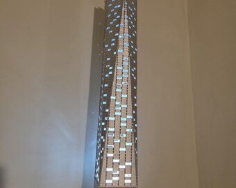 One World Trade Center LED Lamp 60 Cm, Freedom Tower NYC