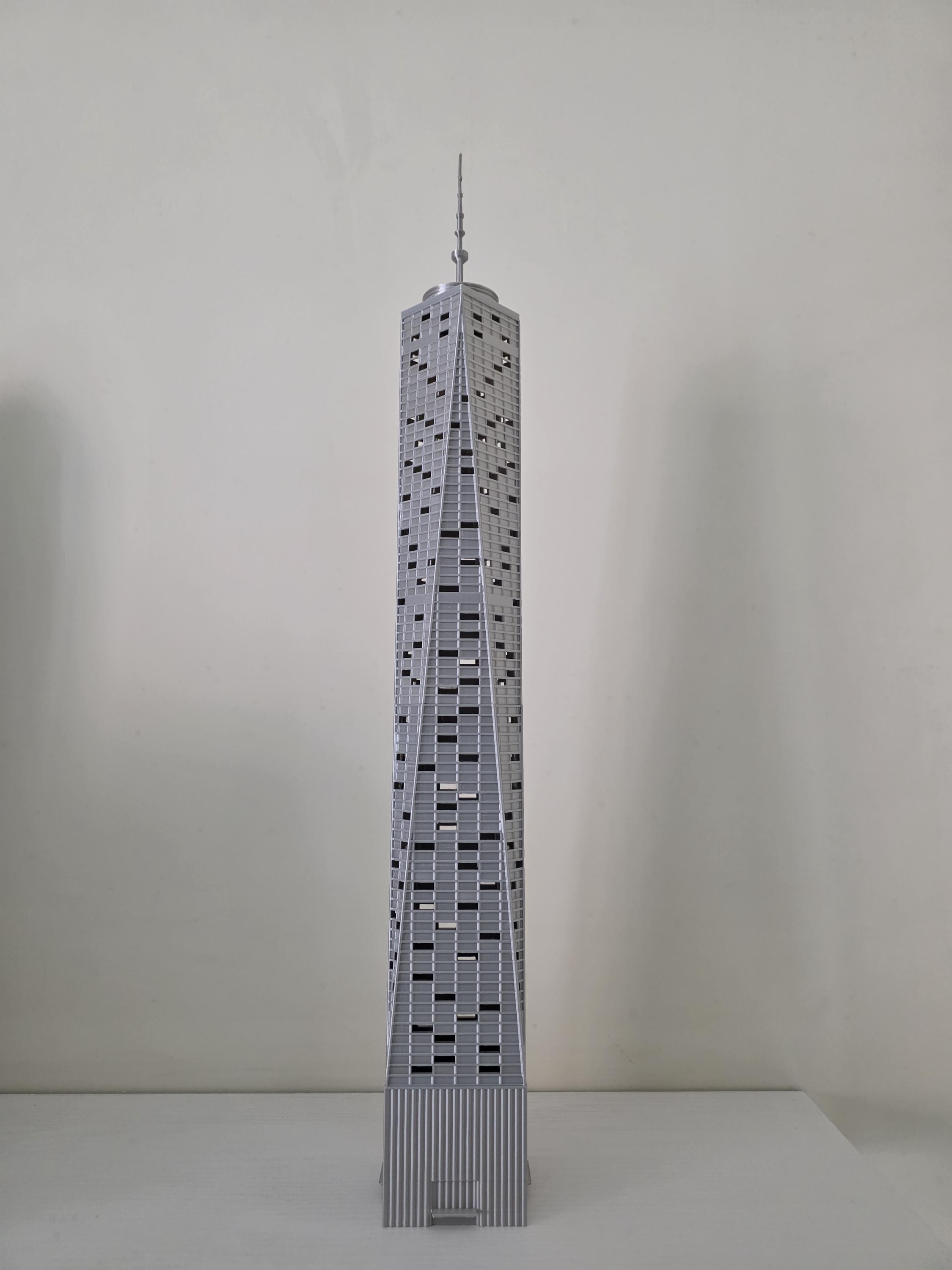 One World Trade Center LED Lamp 60 Cm, Freedom Tower NYC