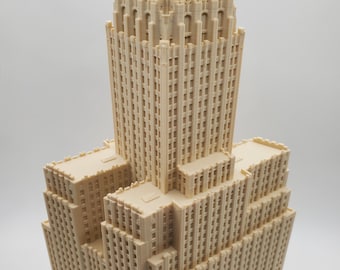 Verizon Building NYC, Barclay Vesey Art Deco Skyscraper, NYC Landmark Sculpture, Architectural Gift & City Decor, New York Building Replica