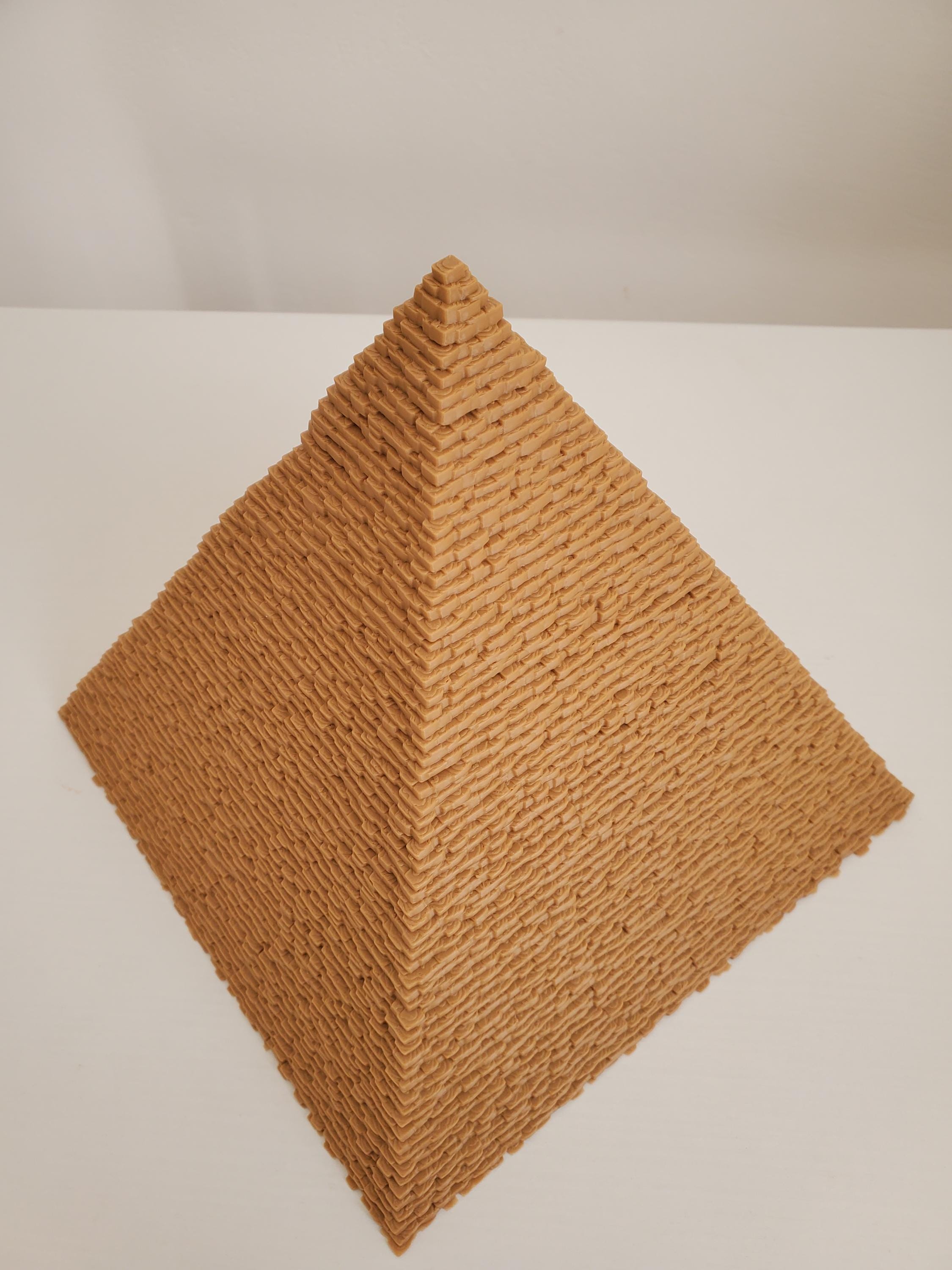 Giza Pyramid Scale Model - Ancient Egypt Diorama - Perfect