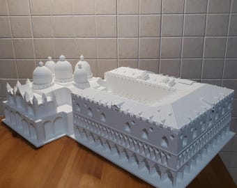 St Mark’s Basilica & Doge’s Palace Large Diorama Model, Venice Landmark Replica, Italian Cathedral, Historic Home Decor, Venice themed decor