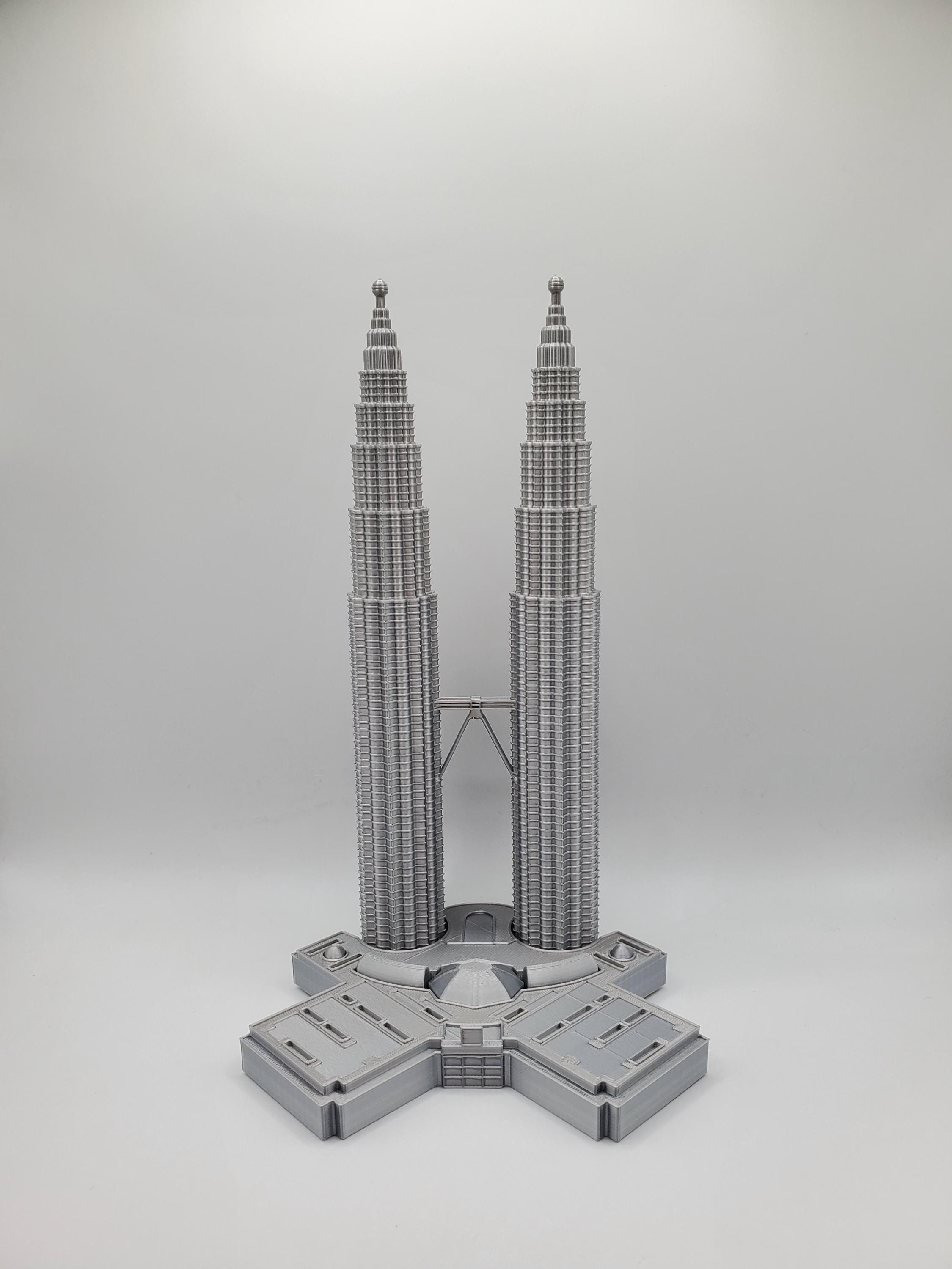 ペトロナスツインタワー模型ジオラマ - 建築ランドマークのレプリカ
