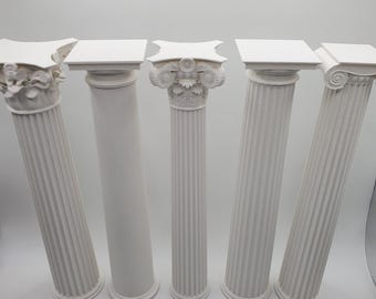 ギリシャ風柱 コリント式柱 建築装飾彫刻 10.2インチ - 26 cm - Etsy 日本
